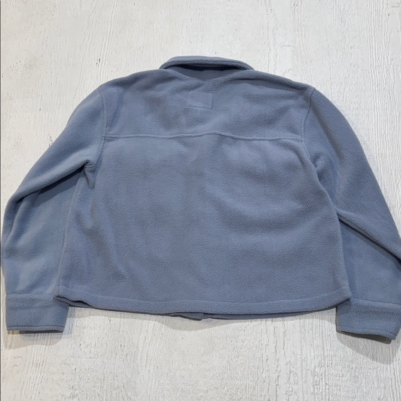 Thread & Supply Soft Fleece Auria Jacket In Blue Blizzard Size Small - Picture 6 of 9
